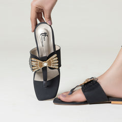 Black Butterfly Sliper