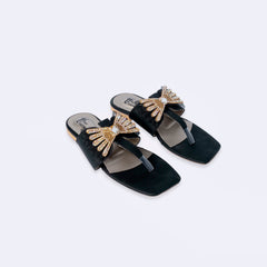 Black Butterfly Sliper