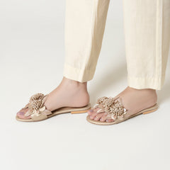 Golden Grace Casual Sliper