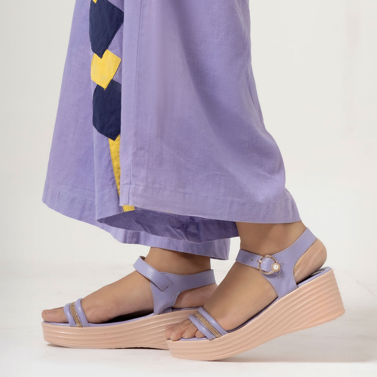 Lavender Platform Sandals
