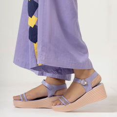 Lavender Platform Sandals